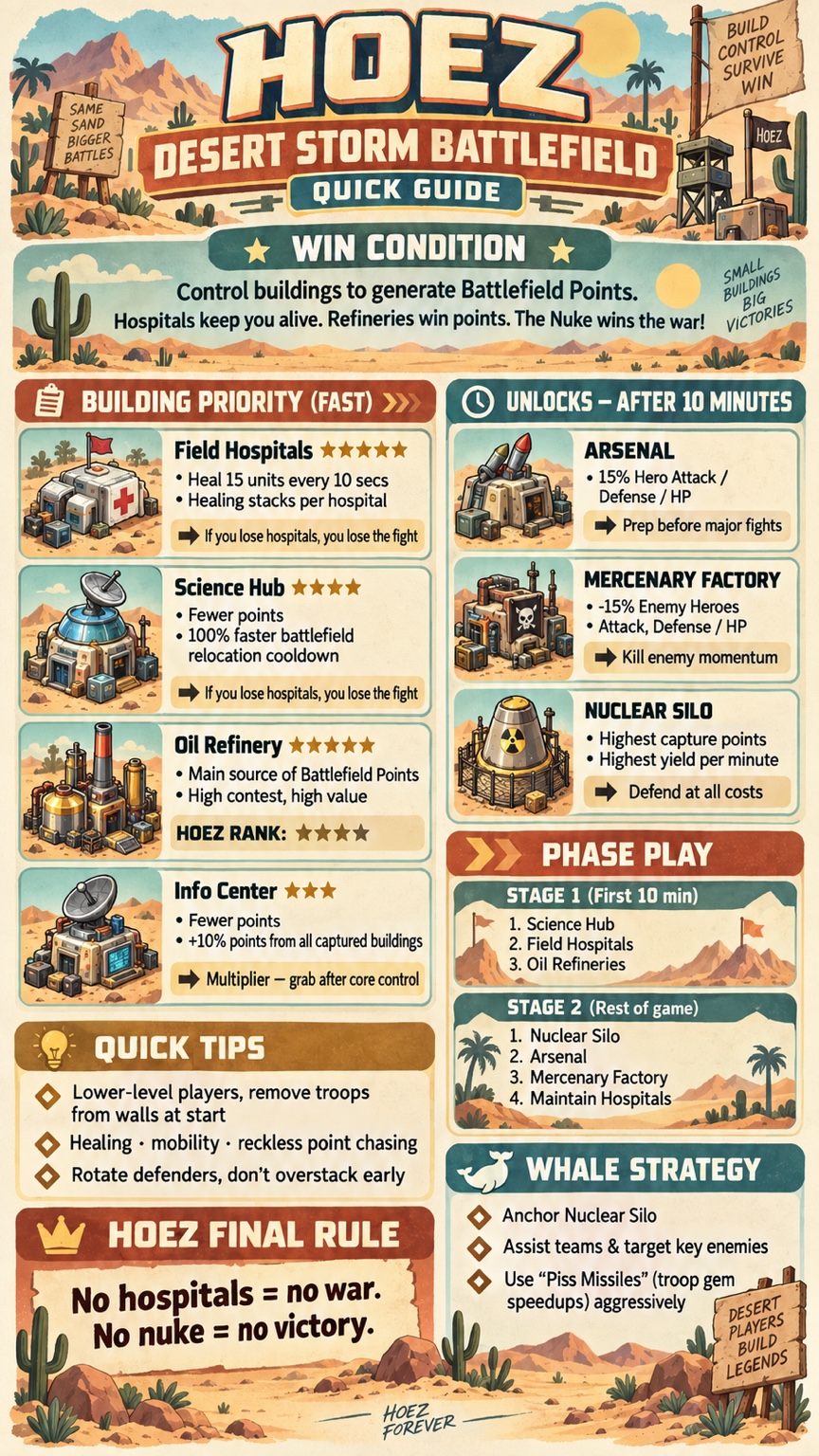 Desert Storm Battlefield quick guide